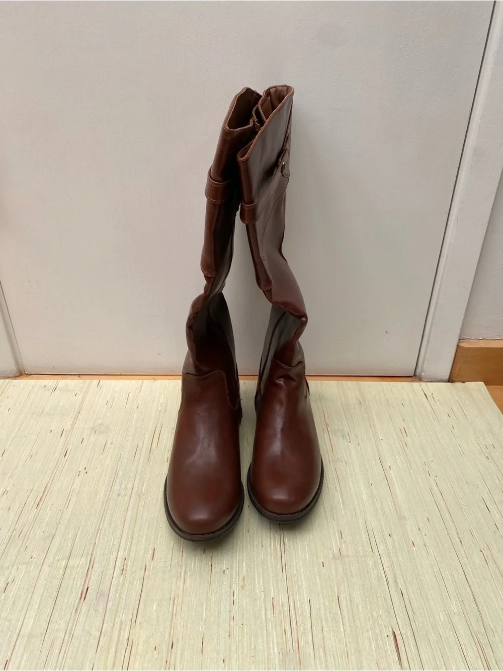 Classic Tall Brown Women's Riding Boots Ruiee